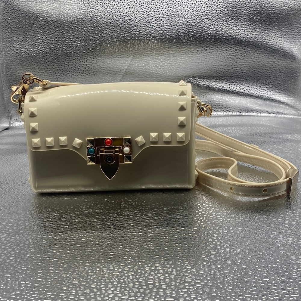 Mini Jelly Studded Shoulder Bag